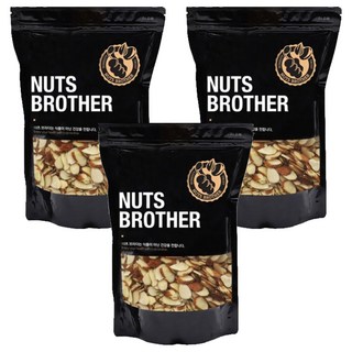 NUTS BROTHER 杏仁片, 500g, 3包