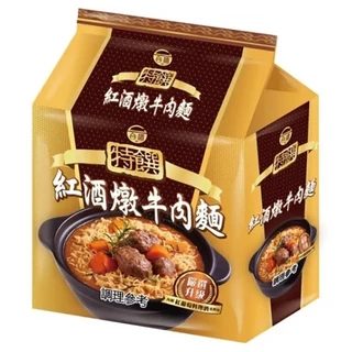 台酒 特饌 紅酒燉牛肉麵, 3包