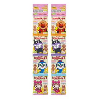 FUJIYA 不二家 麵包超人蛋酥餅乾四連餅, 添加鈣和維生素D, 營養豐富, 蛋, 64g, 2組