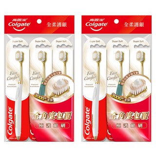 Colgate 高露潔 Easy Comfort牙刷 顏色隨機, 3支, 2袋