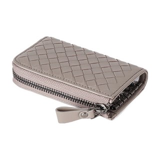 全羊皮手工編織鑰匙包