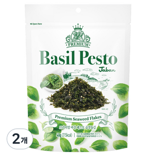 갓반찬 頂級羅勒青醬海苔酥, 2個, 40g