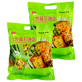 安堡 香蔥蘇打餅乾, 酥脆絕配!, 300g, 2袋