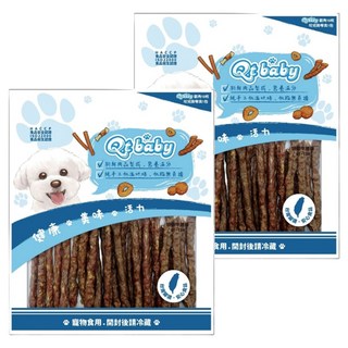 Qt baby 特濃牛捲條 新鮮牛肉製成 營養高分 純手工低溫烘烤 低脂無負擔 110g 台灣產 犬用, 2包