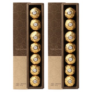 FERRERO ROCHER 金莎 金莎巧克力長條禮盒, 87.5g, 2盒