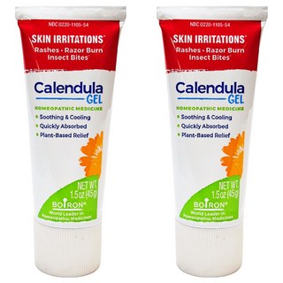 BOIRON 布瓦宏 金盞花凝露 Calendula Gel 添加法國原產金盞花萃取 清涼舒緩清爽吸收 無添加香精、色素配方, 2條