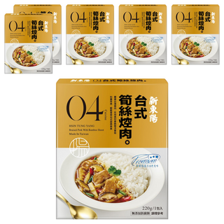 新東陽 台式筍絲焢肉, 220g, 6盒