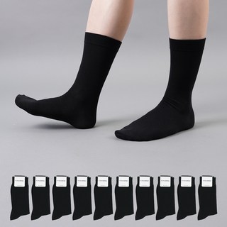GANASOCKS 男士紳士正裝襪 10雙組