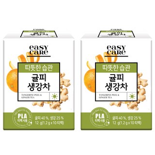 NOKCHAWON 綠茶園 陳皮薑茶, 1.2g, 10包, 2盒