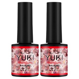 YUKI 優質彩色凝膠 10g, No.173 大圓點粉色, 2個