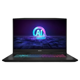 MSI GF76 노트북의 키보드와 대화면