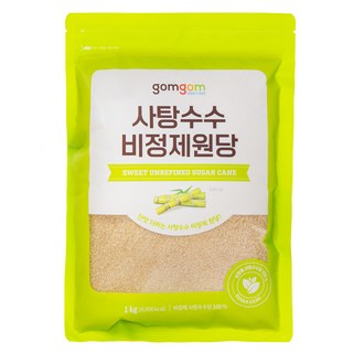 곰곰 사탕수수 비정제 원당, 1kg, 1개