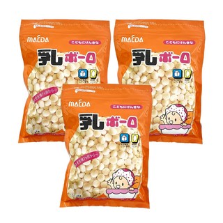 MAEDA 大阪前田製菓 乳球 蛋酥, 酥脆口感，入口即化，香濃蛋奶味，美味又營養，7個月以上寶寶可食用, 120g, 3包