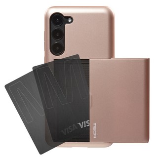 메오르 카드 2장 수납 슬라이드 범퍼 휴대폰 케이스