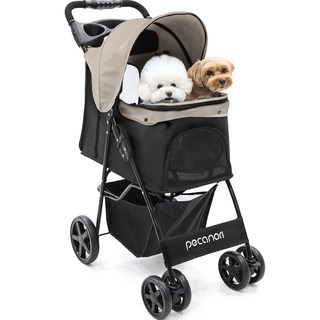 Picanori 寵物四輪推車, 1個, 米色