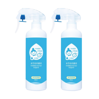 Water clean 水清淨 全方位抗菌液 350ml 日本進口噴頭 無添加酒精, 2瓶