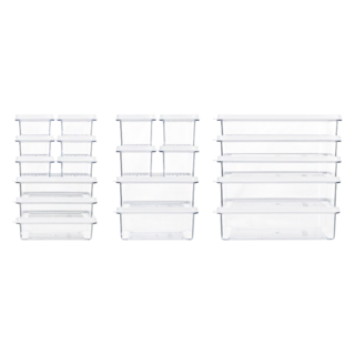 Changsin Living 昌信生活 SENSE 保鮮盒 Set 20入 (小款1號+小款2號+中款1號+中款2號+大款1號+大款2號), 1組