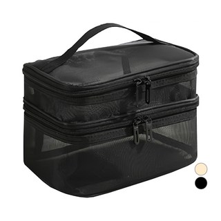 DOSell 整潔收納網眼雙層化妝包