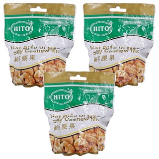 YILIN 憶霖 HITO 鹹酥腰果, 口感酥脆 粒粒飽滿, 100g, 3包