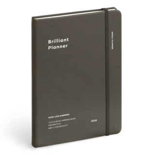 ICONIC 2026 Brilliant 週計畫手帳, 1個, 06 灰棕色