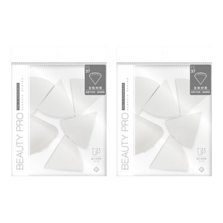 Solone 台灣公司貨 面面俱到上妝粉撲 6個, 扇形, 2袋