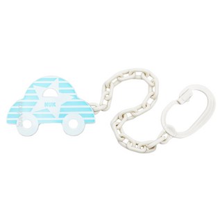 NUK 造型奶嘴+奶嘴鍊, 汽車, 1組