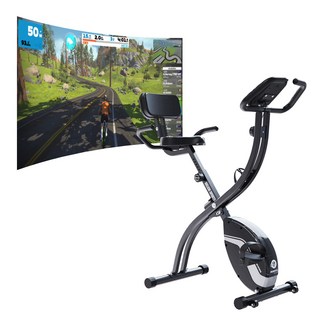 멜킨스포츠 폴민 스마트 실내 바이크, 차콜블랙