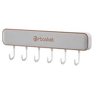 FAmILyLIFE 生活 刀具掛勾置物架 A-130-G 深5.7 x 寬35 x 高11cm 200g, 低調灰, 1個