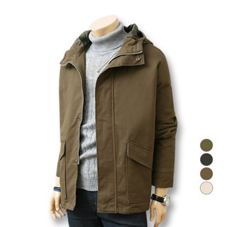 BLUEFORCE 男款 Denerba 軍裝風寬鬆鋪棉外套