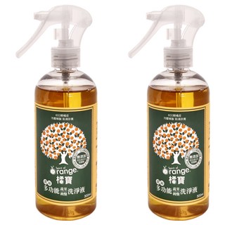 橘寶 濃縮多功能洗淨液, 300ml, 2瓶