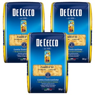 DE CECCO 得科 義大利螺旋麵, 500g, 3包