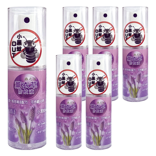 中西化學工業 森之浴 精油防蚊液 薰衣草 天然尤加利精油 防蚊效果長達6小時 清爽不黏膩, 50ml, 6瓶
