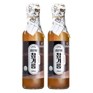 Daehyeonsanghoe 低溫壓榨黑芝麻油, 2個, 180ml