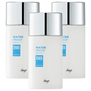 THE FACE SHOP 菲詩小舖 fmgt防水BB霜 SPF50+ PA++++, V201 Apricot Beige, 50ml, 3罐