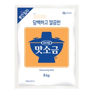 미원 맛소금 중간입자, 5kg, 1개
