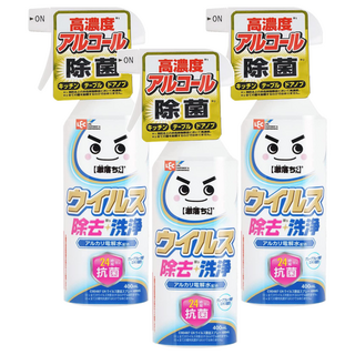 LEC 激落新型抗菌洗淨電解水, 3個, 400ml