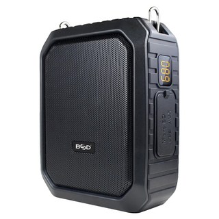 BSD 碧盛德 藍芽鋰電池腰掛擴音機 原廠保固, 黑色, BA-9702