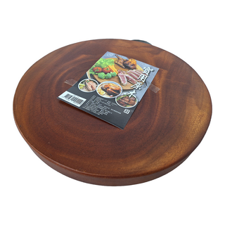 美樂圓砧板 天然原木 廚房料理用 可吊掛設計, 1個