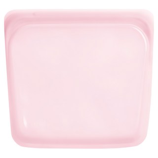 stasher 方形矽膠密封袋 按壓自密封 Pinch locTM 封口設計 可重複使用 耐候性佳, 19.05 x 17.78 x 2.54cm, 1個, 1入