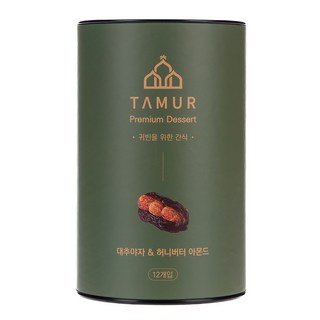 타무르 데이츠 허니버터아몬드 단일맛 12개입, 1개