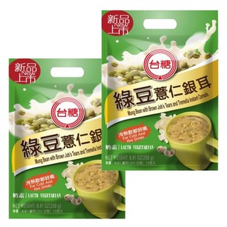 台糖 綠豆薏仁銀耳, 冷熱飲皆宜, 250g, 2袋