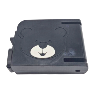 妃妃嚴選 室內曬衣繩 小熊 ABS+鋁合金材質 淨重700g, 黑色, 1個