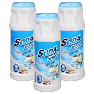 소다스쿨 프리미엄 과탄산 용기형, 450g, 3개