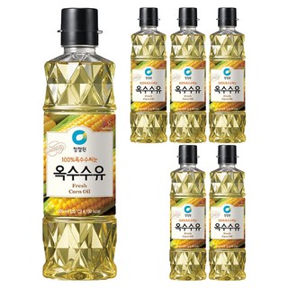清淨園 玉米油, 500ml, 6個