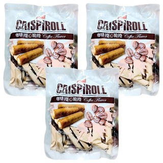 盛香珍 咖啡捲心脆捲, 165g, 3袋