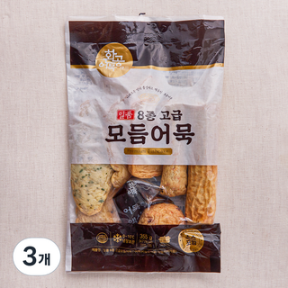 환공어묵 8종 고급모듬어묵, 355g, 3개