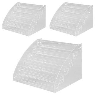 Tree Stalina 6層壓克力指甲油展示架, 3個, 單一顏色