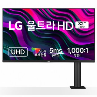 LG전자 4K UHD 울트라HD 모니터 방문설치, 80cm, 32UN880K