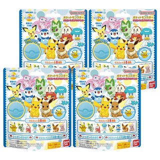 BANDAI 入浴球 寶可夢 角色玩具收藏 款式隨機, 75g, 4個