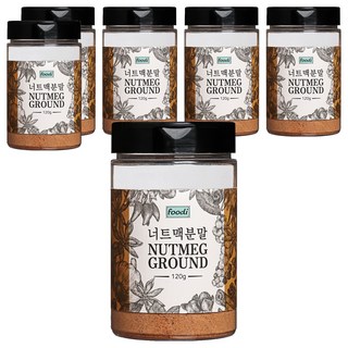 foodi 肉豆蔻粉, 120g, 6個